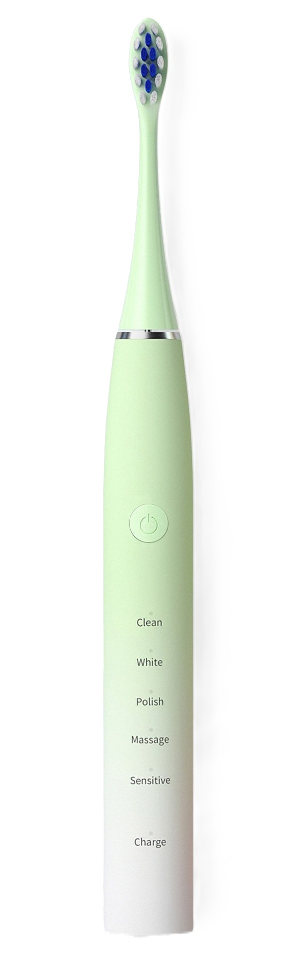 Juujo green toothbrush front view